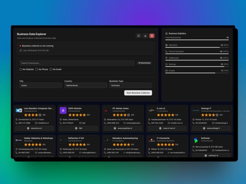 Business Scraper
